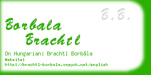 borbala brachtl business card