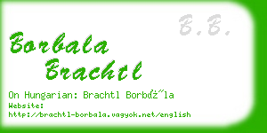 borbala brachtl business card